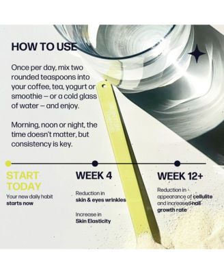 Marine Skin Boost Plus [30-Serves] Collagen Powder with Marine-derived VERISOL Bioactive Hydrolyzed Collagen Peptides, Vitamin C & Hyaluronic Acid