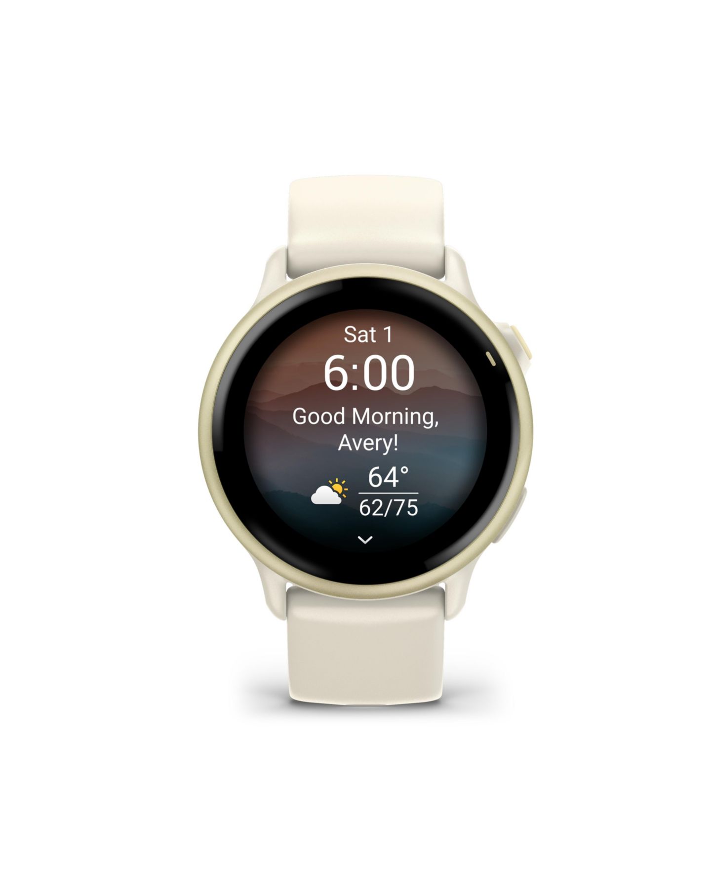 Смарт-часы Garmin Vivoactive 6 для фитнеса, 42 мм, цвет: Золотой / Молочный — фото 6