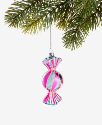 Holiday Lane - Sugar Plum Glass Wrapped Candy Ornament
