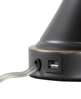 30" Metal Flint Table Lamp, Set of 2