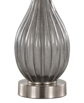 27" Glass Jenny Contemporary Table Lamp, Set of 2