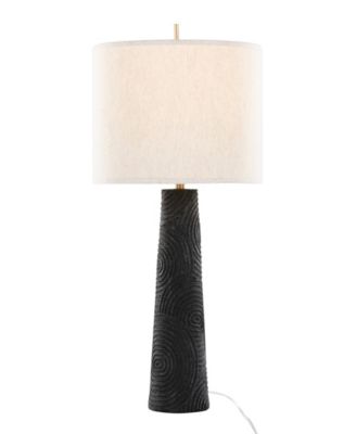 31" Polyresin Kona Contemporary Table Lamp, Set of 2