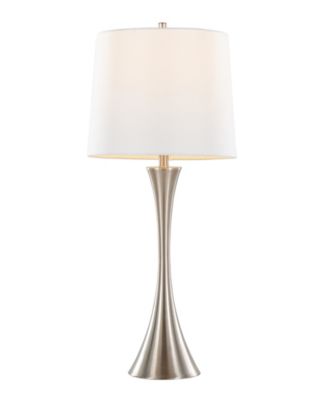 29" Metal Lenuxe Contemporary Table Lamp, Set of 2