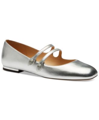 COACH - Women's Winley Double Buckle Mary Jane Ballet Flats