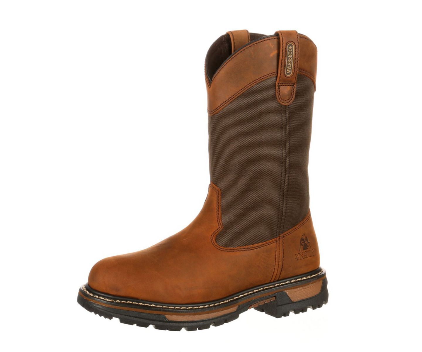Мужские ботинки ROCKY Original Ride 200G Insulated Waterproof Wellington Boot, цвет: Коричневый — фото 8