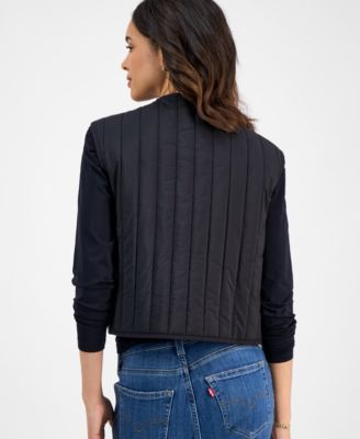 Women's Stand-Collar Zip-Front Vest