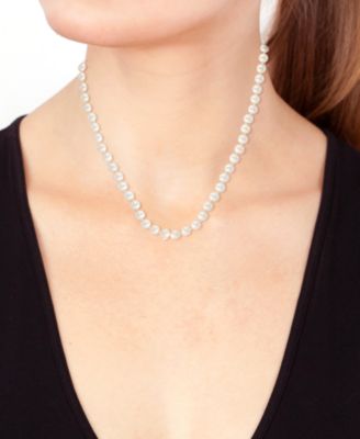 EFFY&reg; Cultured Akoya Pearl (6mm) Strand 18" Collar Necklace