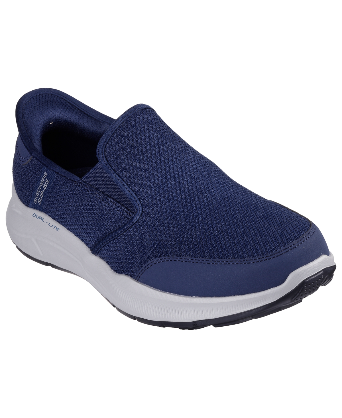 Men's Slip-Ins Relaxed Fit: Equalizer 5.0 - Drayze Casual Sneakers from Finish Line - Navy, White
