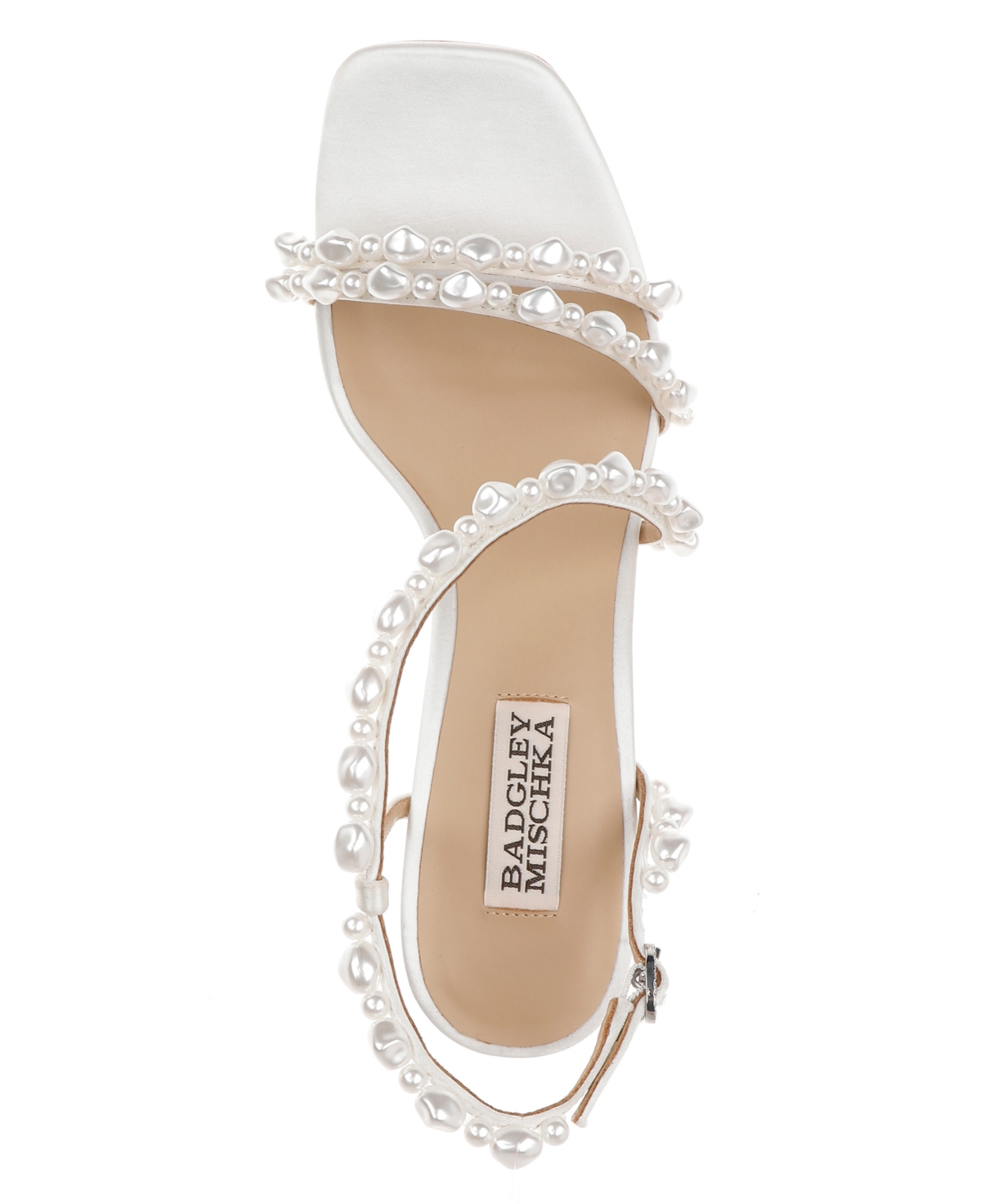 Badgley Mischka Collection Gretta Slingback Sandal In White