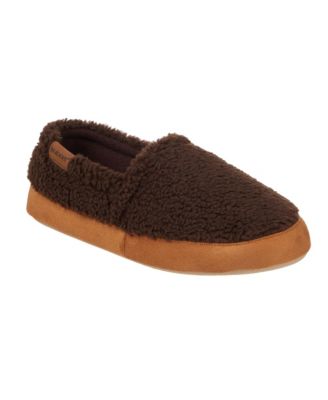 Men's Berber Closed Back Slippers