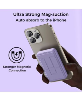 10000mAh Portable Magnetic Wireless Charge Power Bank w/ Phones Stand