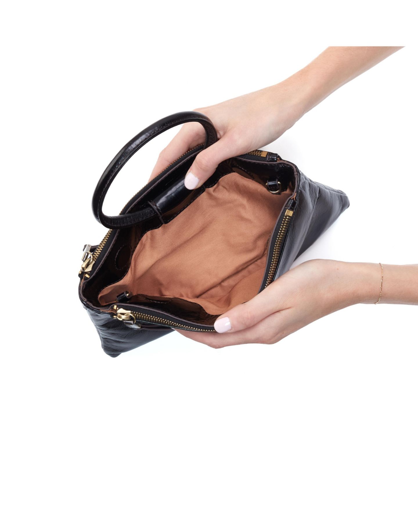 Женская сумка HOBO Sable Crossbody, цвет: Чёрный — фото 3