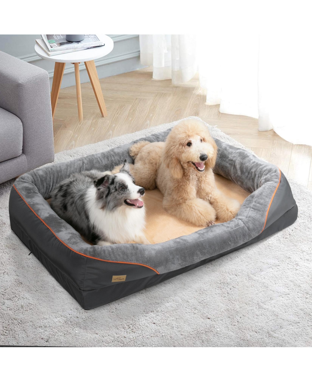 Bingopaw Luxury 3XL Warm Washable Orthopedic Pet Bed for Dogs/Cats