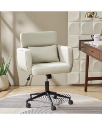 Norven 25.5'' W Modern Tilting Office Chair with Adjustable Backrest