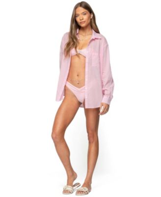 Women's Kellen Oversized Cotton Button Up Shirt