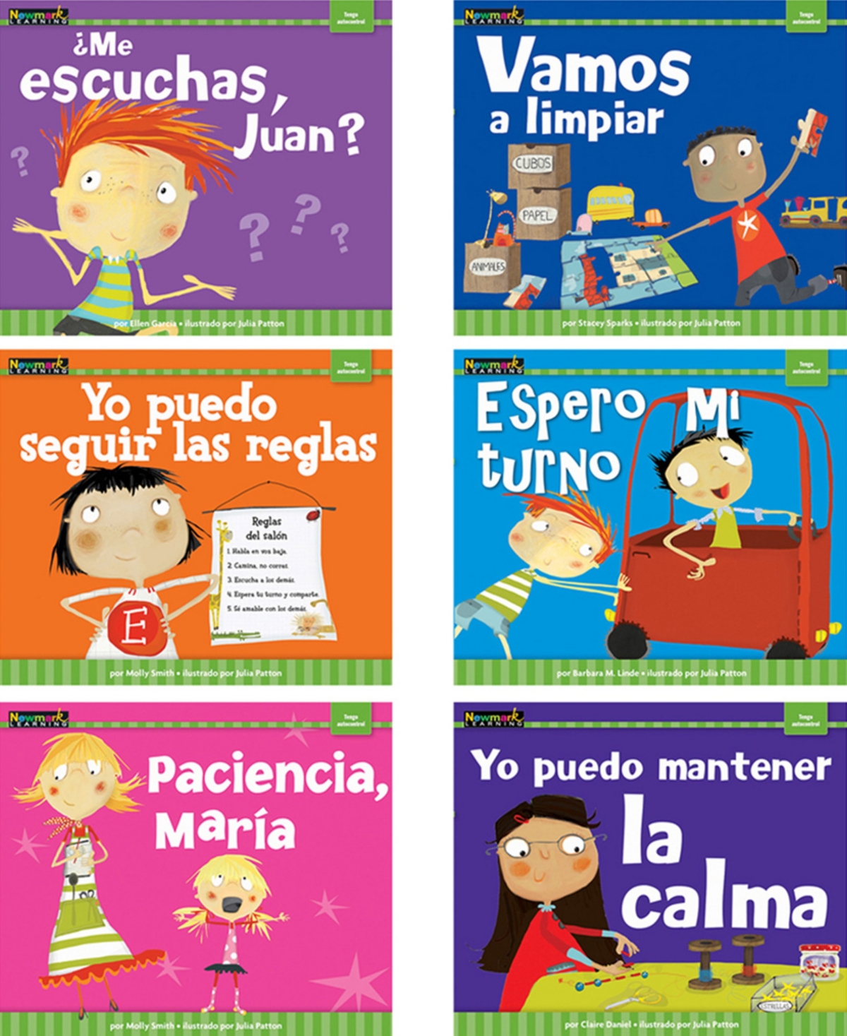 Newmark Learning Myself Readers Spanish Books, Set Of 24