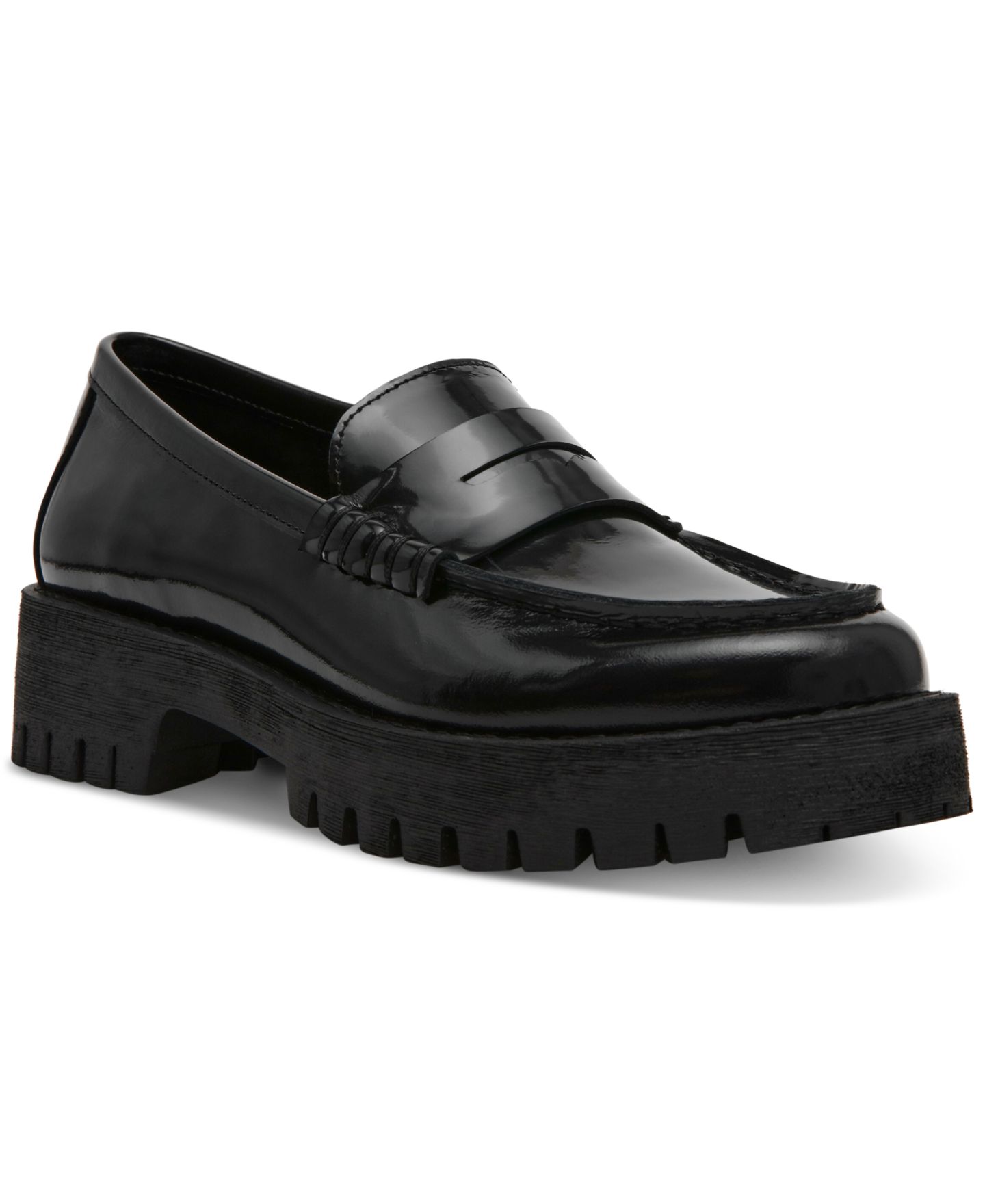 Женские туфли Steve Madden Langsten Lug-Sole Tailored, цвет: Чёрный — фото 1