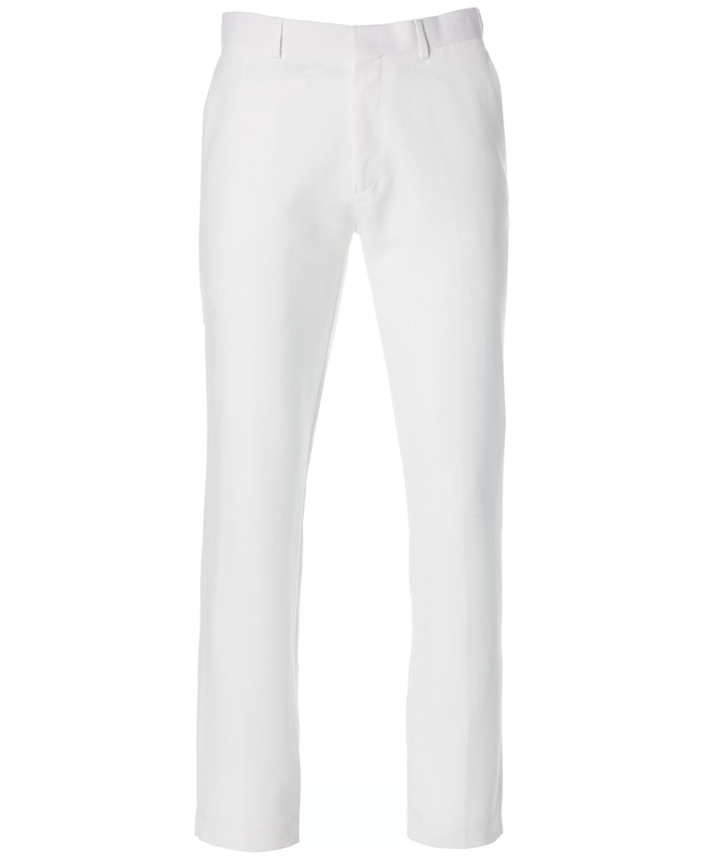 Мужские брюки Cubavera Linen Blend Flat Front Pant, цвет: Яркий белый — фото 2