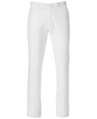 Men's Linen Blend Flat Front Pant