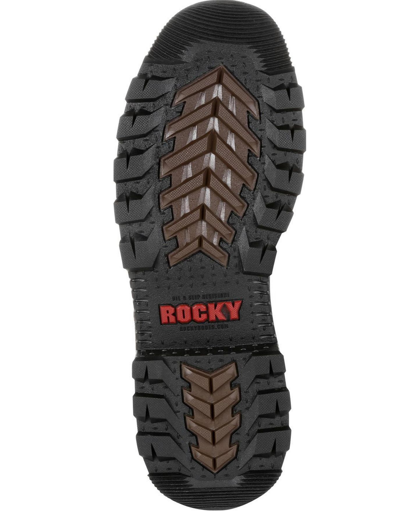 Мужские ботинки ROCKY Rams Horn Composite Toe Waterproof 800G Insulated Work Boot, цвет: Тёмный коричневый — фото 6