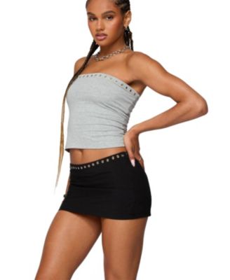 Women's Built In Bra Grommet Tube Top