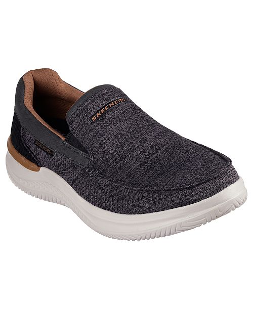 alfani Skechers Men's Relaxed Fit: Hasting - Marco Slip-On Moc Casual Sneakers from Finish Line Brands