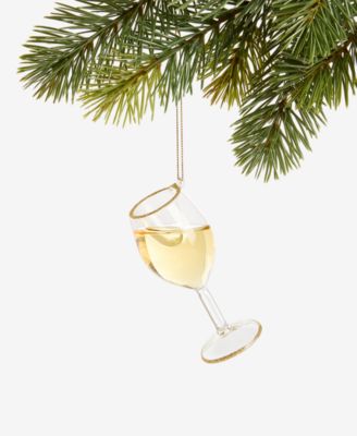 Holiday Lane - Spirits White Wine Glass Ornament