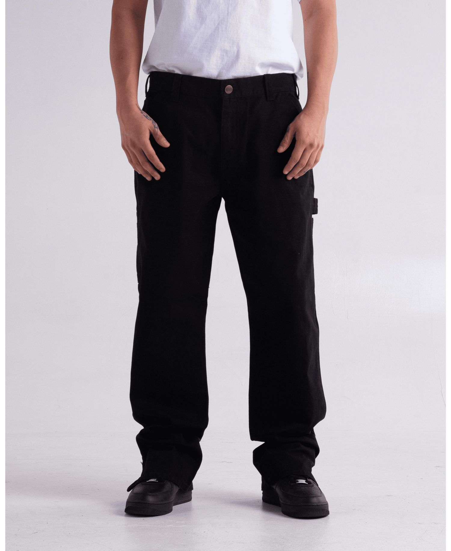 Men's Canvas Carpenter Zip Leg Pants