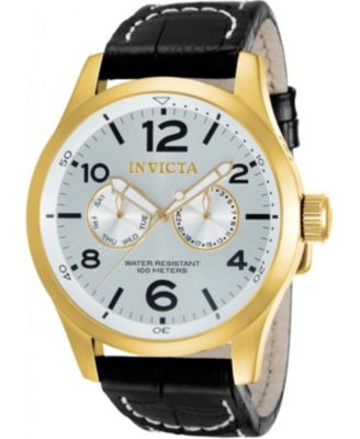 Men's 12172 Specialty Quartz 3 Hand Silver Dial Watch