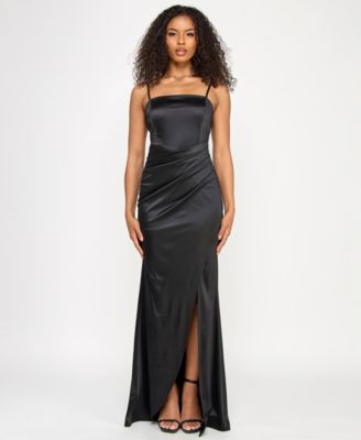 Emerald Sundae - Juniors' Pleated Gown