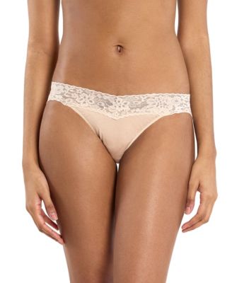 Women's Printed Daily Lace V-Kini Underwear