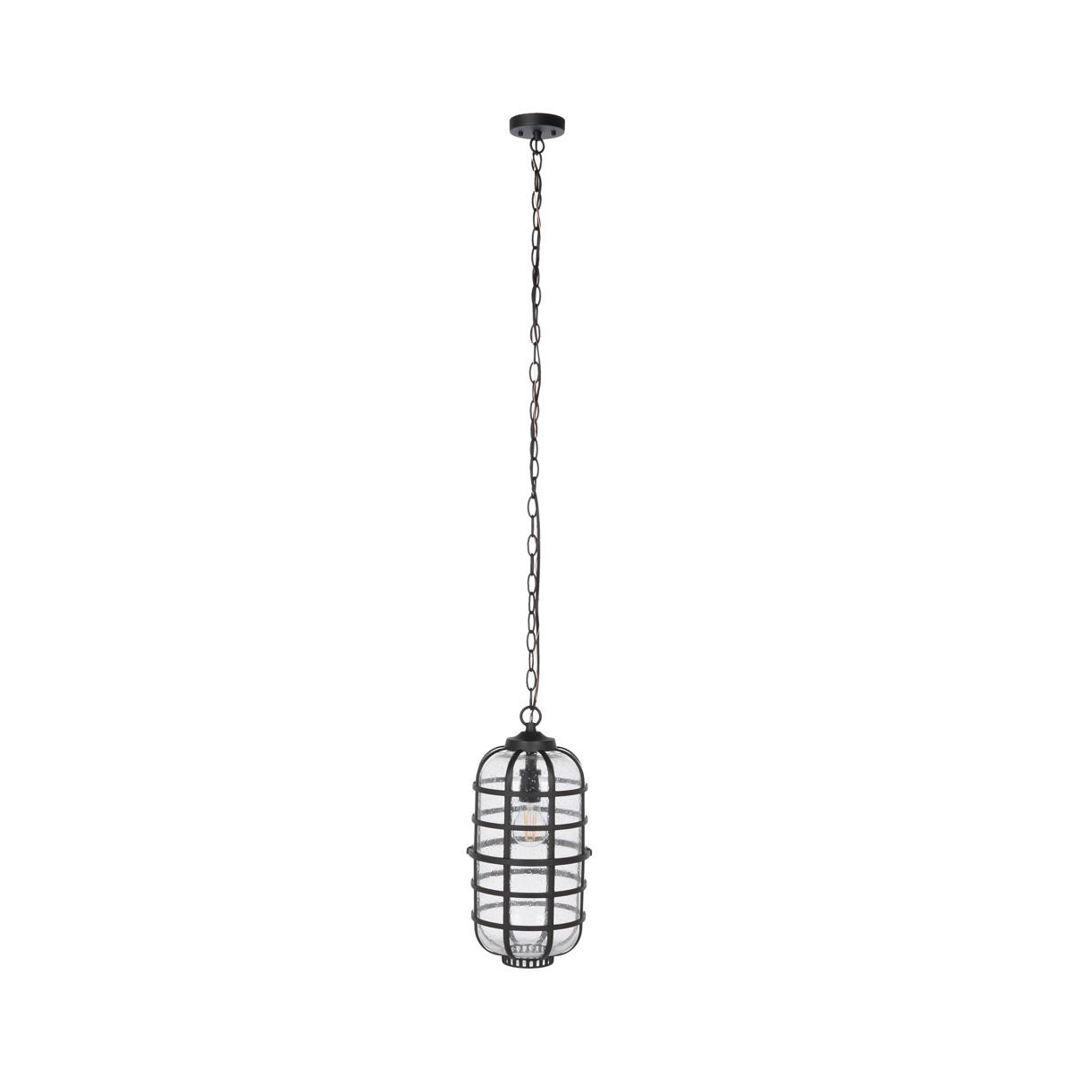 Rigel 8.27" Outdoor Pendant - Black