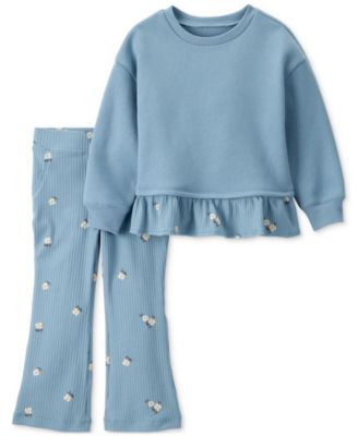 Carter's - Toddler Girls 2-Pc. Floral Top & Pants Set