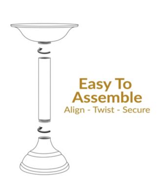 Backyard Beauty Cast Aluminum Metal Bird Bath