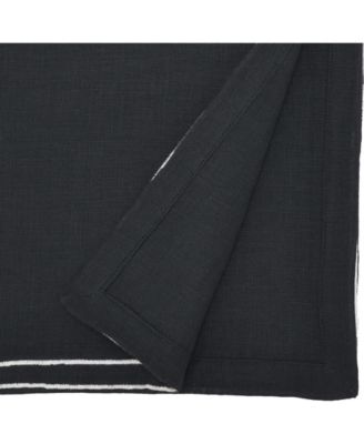 Double Line Embroidered Table Runner 16" x 72"