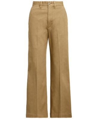 Polo Ralph Lauren Women's Chino Wide-Leg Pants - Macy's