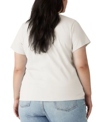 Plus Size Cotton Perfect Logo T-Shirt