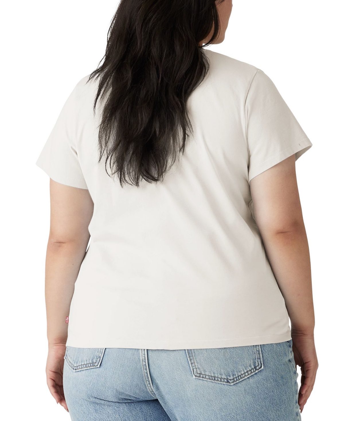 Levi's Plus Size Cotton Perfect Logo T-shirt In White