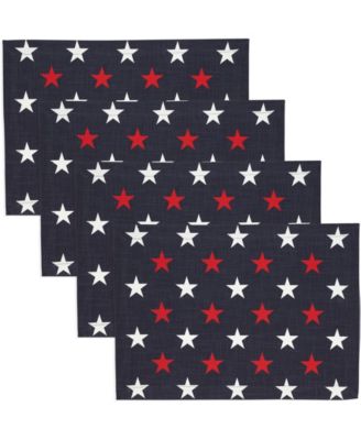 Patriotic Americana Cotton Stars Placemats, 14" x 20"