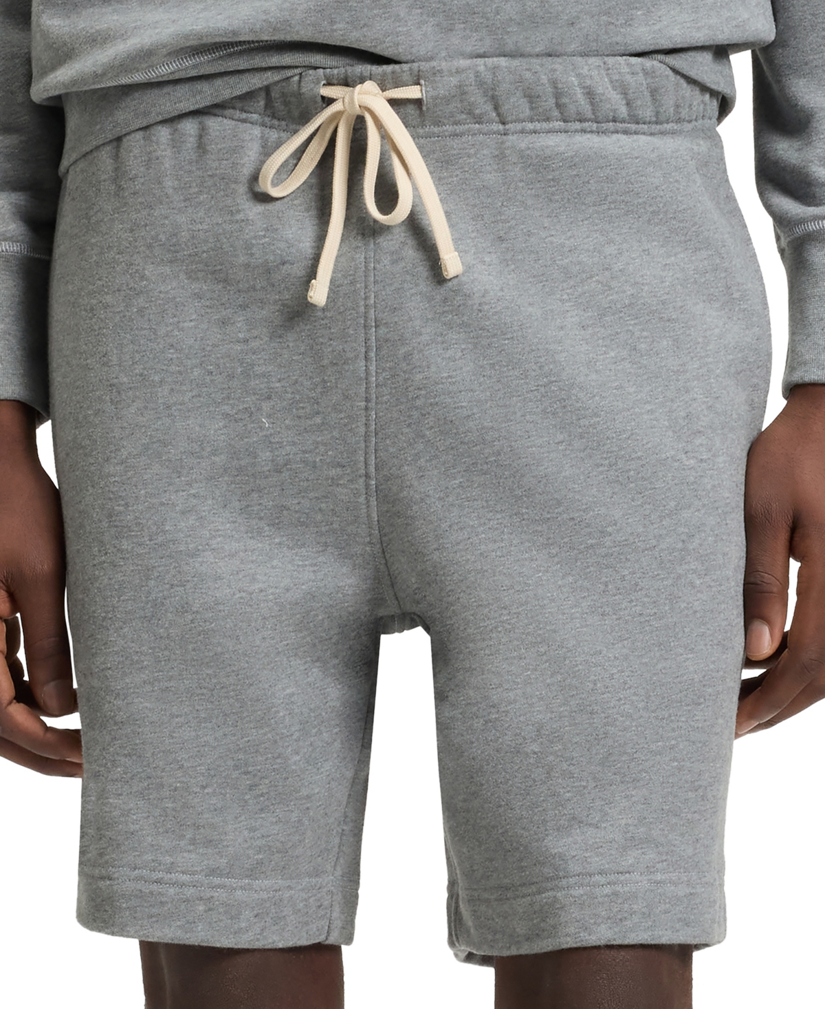 Beckham x Boss Men's Cotton Terry Oversized-Fit Shorts - Silver