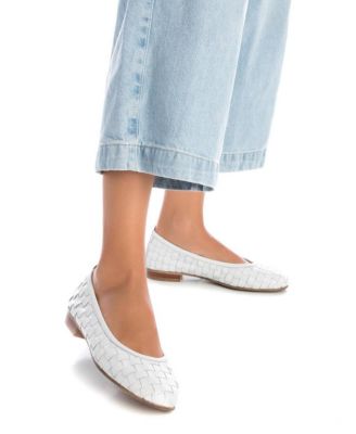 Carmela Leather Collection Women's Braided Flats By XTI