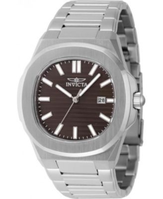 Men's 48321 Speedway Quartz 3 Hand Brown Dial Watch