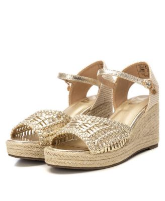 Women's Raffia Wedge Sandals By XTI