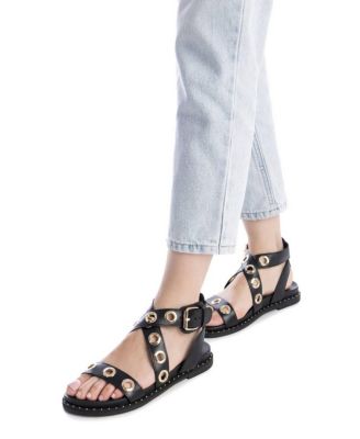 Carmela Leather Women's Fashion Sandals By XTI