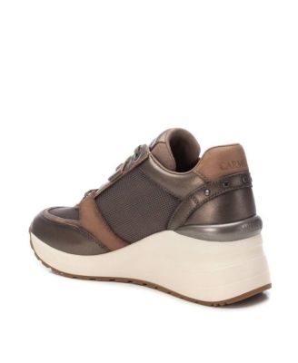 Carmela Leather Collection Women's Wedge Sneakers By XTI