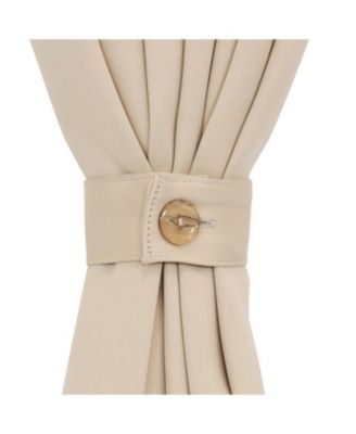 Room-Darkening Curtain Panel with Grommet Top - 52 x 108 in. - Beige