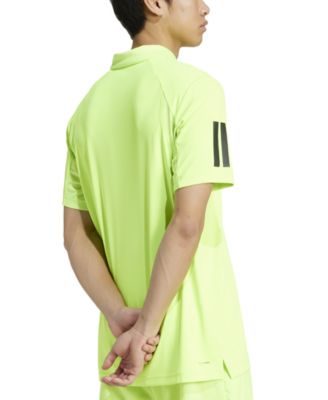 Men's 3-Stripes Short Sleeve Performance Club Tennis Polo Shirt