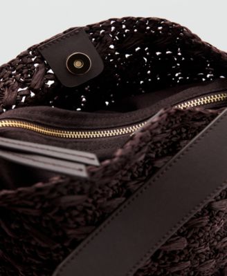 Women's Natural Fiber Shopper Bag