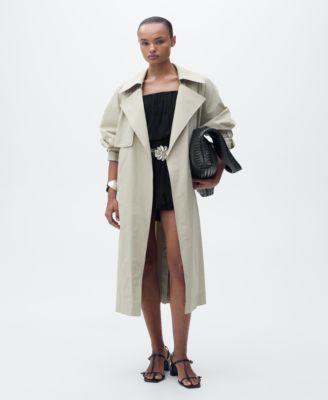 Women's Short Balloon-Effect Gathered Dress