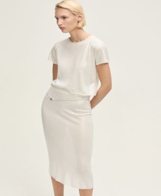 Women's Sequin Pencil Knit Skirts